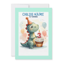 Dino Turning 3 Aniversário