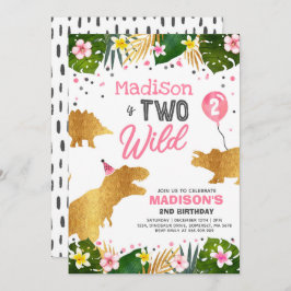 Convite Dinossaur Aniversário Convide Dois Festa de Dinoss