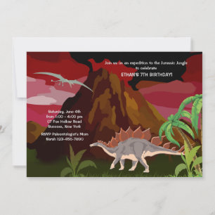 Convite Dinossauro