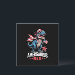 Convite Dinossauro 4 de julho Amerissauro T Rex Funny<br><div class="desc">Dinossauro 4 de julho Meninas Homens Amerissauro T Rex Funny</div>