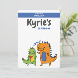 Convite Dinossauro Aniversário Convidar, jurássico, trex A