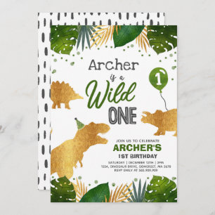 Convite Dinossauro Aniversário Convidar Um Partido Dinossa