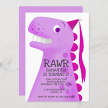 Dinossauro Rosa Festa de aniversário Princesa