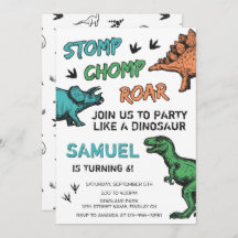 Dinossauros, Polegar, Festa de aniversário, Qualqu