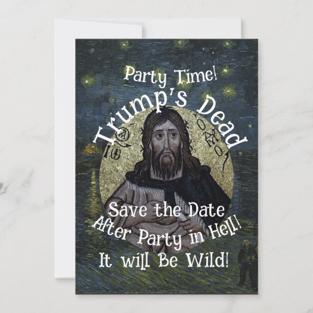 Convite Dioxide Trump Iran War Wag Dog Bombing War Crimes (Frente)