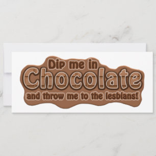 Convite DIP ME EM CHOCOLATE - personalizar