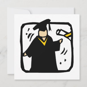 Convite Diploma de formando Recebido