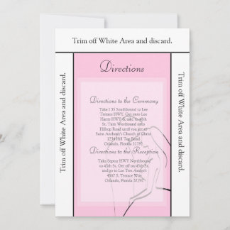 Convite Direções 3.5x6 Noções básicas da placa e ponto alt