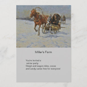 Convite Dirigido de Cavalo na Polônia