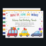 Convite Dirija pela Parada de Festa de aniversário do Kid<br><div class="desc">Dirigir pelo convite para desfile de Festa de aniversário do Kid</div>