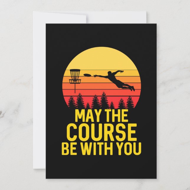 Convite Disc Golf Com Você (Frente)