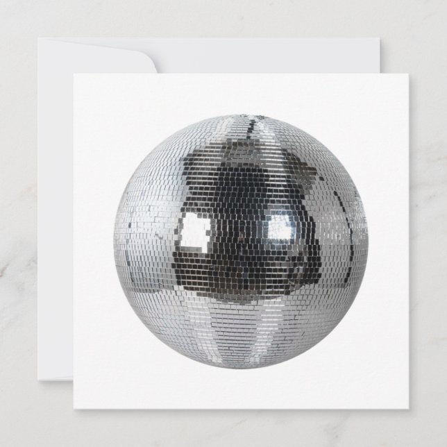 Convite disco ball (Frente)