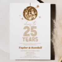 Disco Ball Alegra-Se A 25 Anos De Casamento