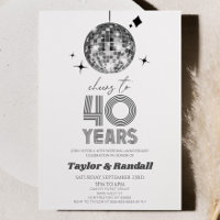 Disco Ball Alegra-Se A 40 Anos De Casamento