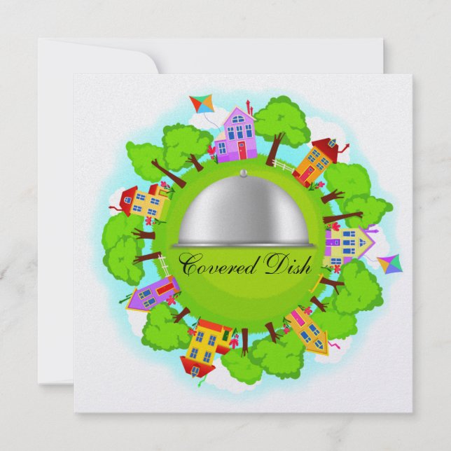 Convite Disco coberto - Evento de vizinhança - SRF (Frente)