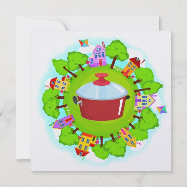 Convite Disco coberto - Evento de vizinhança - SRF (Frente)