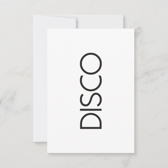 Convite DISCO Dancing (Frente)