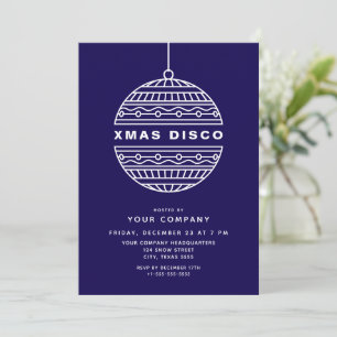 Convite Disco de Natal com Baile de Natal
