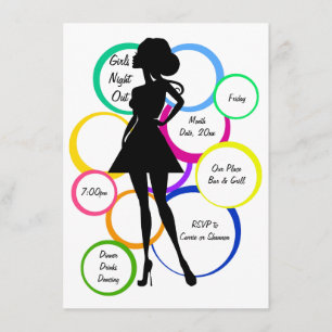 Convite Disco Diva Garotas Noite Fora