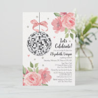 Disco Floral Rosa - Chá de panela Considerado