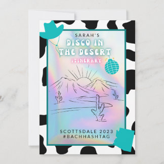 Convite "Disco no Deserto" Itinerário de Bach em Scottsdal
