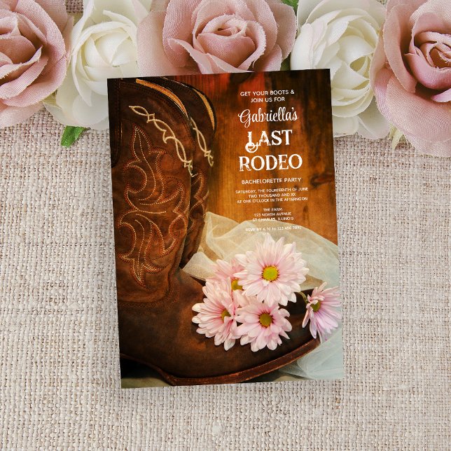 Convite Disias Rosa Inicializa Última Festa de solteira Ro (Criador carregado)