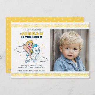 Convite Disney Hercules Baby Birthday Photo