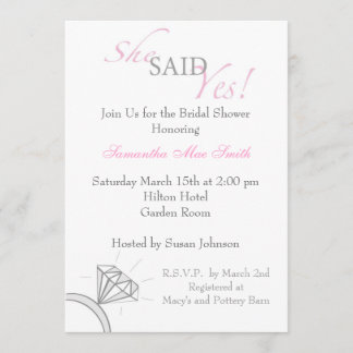 Convite Disse cora sim rosa