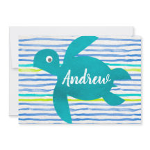 Distância de Shibori, Tartaruga do Mar de Aquarela