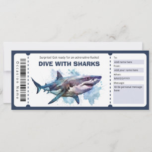 Convite Dive Com Certificado De Oferta De Bilhetes De Tuba