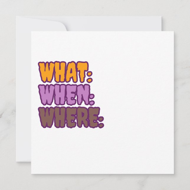 Convite Diversão Assustadora da Festa Espooky Aranha Assus (Verso)