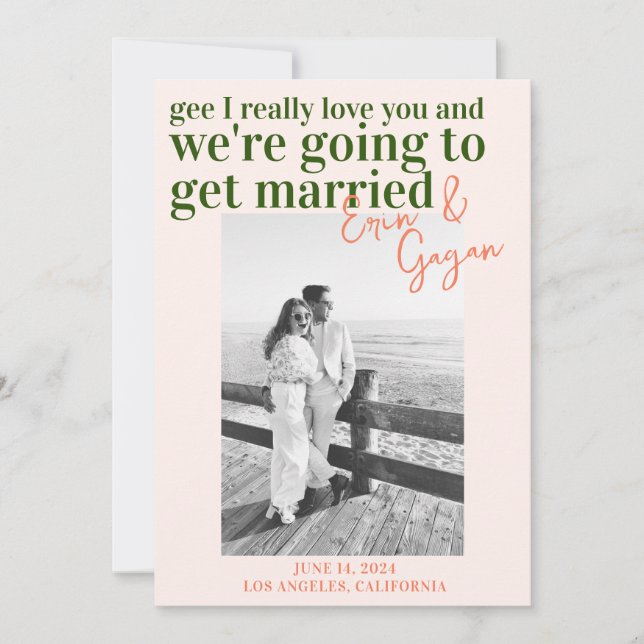 Convite Diversão colorida Salve a Data com imagem (Frente)