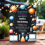 Convite Diversão do Lab Kids Geek Mad Science 9º aniversár<br><div class="desc">Estique a curiosidade com o nosso "Diversão do Geek de Lab Kids Mad Science 9th Birthday Invitation"! Perfeito para jovens cientistas, essa vibrante e caprichosa design promete um grupo empolgante cheio de experiências e descobertas divertidas. Os elementos envolventes e os gráficos coloridos capturarão seus convidados, garantindo uma celebração memorável e...</div>