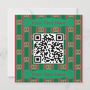 Convite Diversão e Rico Pretzel QR