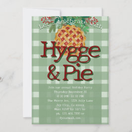 Convite Diversão festiva Festa de Natal hygge