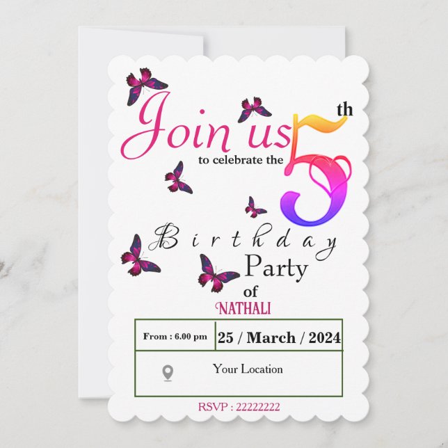 Convite Diversão Flutuante (Frente)