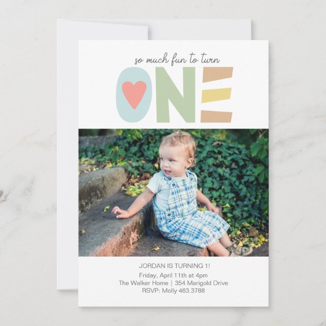 Convite Diversão para ser Um (Frente)