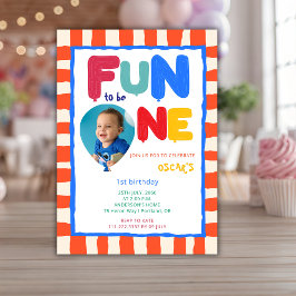 Convite Diversão Para Ser Uma Festa De Aniversário Colorid