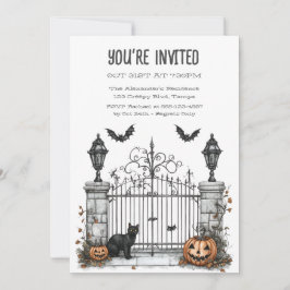 Convite Diversão Personalizada Do Gatekeeper De Gatos