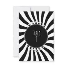 Diversão Preto e Branco Listras Caprichosas Número