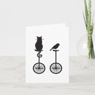 Convite diversão uniciclo