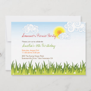 Convite Divertimento colorido dos chinelos na festa de