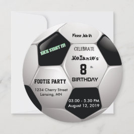 Convite Divertimento de futebol ⚽ Festa Epic de Aniversári