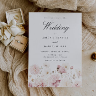 Convite Divino Elegância: Casamento Floral do Jardim de Bl