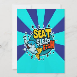 Convite Divirta-se com o Peixe do Sono