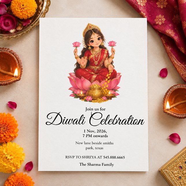 Convite Diwali  (Criador carregado)