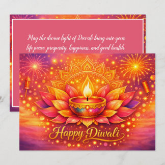 Convite Diwali Radiante Delícia