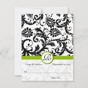 Convite DIY You Score and Fold Tent Wedding Place Cards