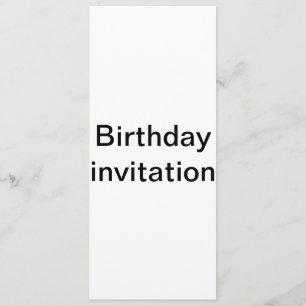 Convite do aniversário