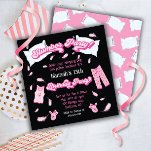 Convite do aniversário da luta de travesseiro do